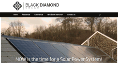 Desktop Screenshot of blackdiamondsolar.com